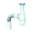 Сифон для кухонной мойки бутылочный Unicorn B120 1 1/2″х40 с гофрой 40Х40/50, литой выпуск, с нержавеющей решеткой