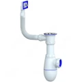 Сифон для кухонной мойки бутылочный Unicorn B420 1 1/2″х40 с гибким переливом, с нержавеющей решеткой Сифон для кухонной мойки бутылочный Unicorn B420 1 1/2″х40 с гибким переливом, с нержавеющей решеткой