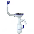 Сифон для кухонной мойки бутылочный Unicorn B430V 3 1/2″х40 с гибким переливом, с отводом (штуцером), с нержавеющей решеткой Сифон для кухонной мойки бутылочный Unicorn B430V 3 1/2″х40 с гибким переливом, с отводом (штуцером), с нержавеющей решеткой