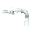 Сифон для поддона душевого Unicorn G12 1 1/2″x40 плоский, с гофрой 40х40/50, без выпуска Сифон для поддона душевого Unicorn G12 1 1/2″x40 плоский, с гофрой 40х40/50, без выпуска