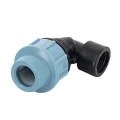 Угольник Unidelta Deltone Дн25х1/2″ Ру16 для труб из ПНД, корпус - полипропилен PP-B, присоединение - компрессионное / внутренняя резьба Угольник Unidelta Deltone Дн25х1/2″ Ру16 для труб из ПНД, корпус - полипропилен PP-B, присоединение - компрессионное / внутренняя резьба