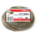 Лен сантехнический UNIFLAX коса в пакете, светлый, чесаный, 200 г