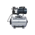 Насосная станция Unipump AUTO JS 100 поверхностная, корпус - нержавеющая сталь, мощность - 0.75кВт, напор - 40м, производительность - 55л/мин, 220В, объем гидроаккумулятора - 24л, 77863