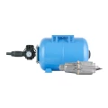 Насосная станция Unipump АКВАРОБОТ М 24-40 В погружная, корпус - алюминий, мощность - 0.245кВт, напор - 75м, производительность - 26л/мин, 220В, забор воды – верхний, длина электрокабеля - 40м, объем гидроаккумулятора - 24л, 30007