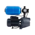 Насосная станция Unipump AUTO JS 60 поверхностная, корпус - нержавеющая сталь, мощность - 0.45кВт, напор - 33м, производительность - 40л/мин, 220В, объем гидроаккумулятора - 5л, 69112