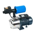 Насосная станция Unipump АКВАРОБОТ JS 60 поверхностная, корпус - нержавеющая сталь, мощность - 0.45кВт, напор - 33м, производительность - 40л/мин, 220В, объем гидроаккумулятора - 2л
