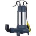 Насос фекальный Unipump Fekacut V1100DF погружной, корпус - нержавеющая сталь, мощность - 1.1кВт, напор - 10м, производительность - 270л/мин, 220В