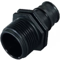 Штуцер Uponor Q&E100 Ду25x1″ Ру10 с наружной резьбой, корпус-PPSU