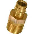 Штуцер Uponor Q&E108 Ду40x1 1/4″ Ру10 с наружной резьбой, латунный