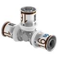 Тройник равнопроходной Uponor S-Press Plus Дн25-25-25 Ру10, латунный