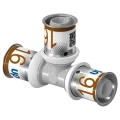 Тройник равнопроходной Uponor S-Press Plus PPSU Дн16-16-16 Ру10