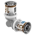 Угольник Uponor S Press Plus Дн16 Ру10,  пресс / пресс, латунный, луженый, для металлопластиковых труб Угольник Uponor S Press Plus Дн16 Ру10,  пресс / пресс, латунный, луженый, для металлопластиковых труб