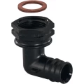 Угольник Uponor Q&E103 Ду25x3/4″ Ру10 с накидной гайкой, корпус-PPSU