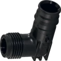 Уголок Uponor Q&E866 Ду20x1/2″ Ру10 с наружной резьбой, корпус-PPSU