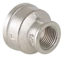 Муфта переходная VALFEX VF240N 1/2″ - 3/8″ Ду15 - 10 Ру40 внутренняя резьба, корпус - латунь никелированная