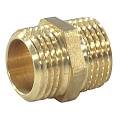 Ниппель VALFEX VF.582.L.012 1/2″ Ду15 Ру40 латунный присоединение наружная резьба