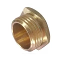 Заглушка латунная VALFEX VF.583.L.012 1/2″ Ду15 Ру40 присоединение наружная резьба