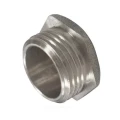 Заглушка латунная VALFEX VF.583.N.012 1/2″ Ду15 Ру40 никелированная, присоединение наружная резьба