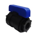 Кран шаровой Valfex компрессионный PP-R Дн36 1 1/2″x1 1/4″ Ру16 полнопроходной внутренняя-внутренняя резьба, корпус - полипропилен