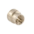 Муфта переходная VALFEX VF240N 2″x1″ Ду50x25 Ру40 внутренняя резьба, корпус - латунь никелированная