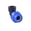Отвод компрессионный ПЭ VALFEX 121001 ВР Дн20x1/2″ Ру16 90° с внутренней резьбой