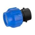 Муфта ПНД Valfex KOM-VR Дн20x1/2″ Py16 ВР компрессионная, соединительная, с внутренней резьбой