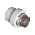 Муфта PP-R комбинированная Valfex Дн32х1 1/4 под ключ белая НР