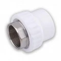 Муфта PP-R комбинированная Valfex Дн110х4 под ключ белая ВР