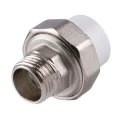 Муфта PP-R комбинированная Valfex Дн20х1/2 разъемная белая НР