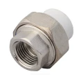 Муфта PP-R комбинированная Valfex Дн20х3/4 разъемная белая ВР