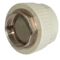Муфта PP-R комбинированная Valfex Дн40х1 1/4 под ключ серая ВР