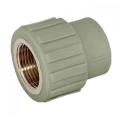 Муфта PP-R комбинированная Valfex Дн20х1/2 серая ВР