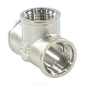 Тройник VALFEX VF.130.N.012 1/2″ Ду15 Ру40 латунный никелированный внутренняя/внутренняя резьба