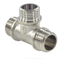 Тройник переходной VALFEX VF.131.N.012 1/2″х1/2″х1/2″ Ду15х15х15 Ру40 латунный никелированный НР/НР/НР
