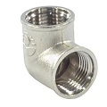 Уголок VALFEX VF.090.N.012 1/2″ Ду15 Ру40 латунный никелированный внутренняя/внутренняя резьба
