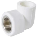 Угольник PP-R VALFEX Дн20x1/2″ комбинированный с внутренней резьбой PRO белый