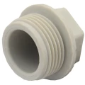 Заглушка полипропиленовая PP-R VALFEX 1/2″ Дн20 Ру25 наружная резьба серая