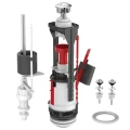 Арматура для смывного бачка Vidima Sirius WW969185 1/2″ с 1 кнопкой хром, нижняя подводка