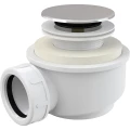 Сифон для поддона Vidima 1 1/2″х60/40 со слив крышкой