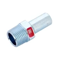 Вставка Viega Prestabo 1111.1 1/2″ Дн18 Ру10 корпус - сталь E235, уплотнение EPDM, наружная резьба-пресс