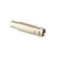 Муфта-вставка надвижная Viega Sanpress 2215.4 Дн22 Ру16 однораструбная для медных труб, корпус - бронза, пресс / пресс, уплотнение EPDM