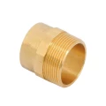 Муфта Viega 94243G Дн42х1 1/4″ Py25, корпус-бронза, присоединение - наружная резьба / пайка