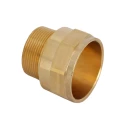Муфта Viega 94243G Дн54х1 1/2″ Py25, корпус-бронза, присоединение - наружная резьба / пайка