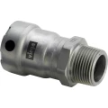 Муфта комбинированная Viega Megapress 3/4″ Ду20 сталь оцинкованная, пресс/наружная резьба