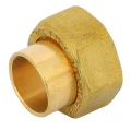 Муфта Viega 94384G Дн15х3/4″ Ру25, редукционная, корпус - бронза, латунь, присоединение - внутренняя резьба / пайка, с накидной гайкой и коническим уплотнением