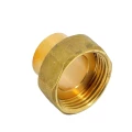 Муфта Viega 94359 Дн28х1″ 1/4 Ру25, редукционная, корпус - бронза, латунь, присоединение - внутренняя резьба / пайка, с накидной гайкой и плоской прокладкой