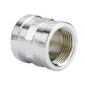 Муфта Viega 3270 1/2″ Дн15 Ру25, редукционная, корпус - хромированная бронза, присоединение-внутренняя резьба