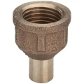 Муфта-вставка Viega 94246G Дн22x3/4″ Ру25 для медных труб, бронза, внутренняя резьба / пайка
