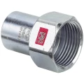 Муфта-вставка Viega Prestabo 1112.1 Дн22x1/2″ Ру16, нелегированная сталь с цинковым покрытием, пресс / внутренняя резьба