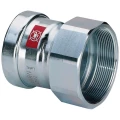 Муфта переходная Viega Prestabo 1112XL Дн76x2 1/2″ Ру16 соединительная, оцинкованная сталь, внутренняя резьба / пресс, уплотнение EPDM